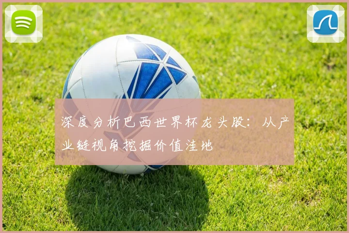 深度分析巴西世界杯龙头股：从产业链视角挖掘价值洼地